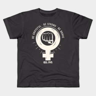 feminist sorority - feminism girl power Kids T-Shirt